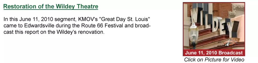 Wildey Theatre - "Great Day St. Louis" Video